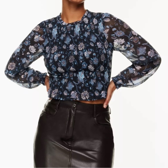 Wilfred Temptest Blouse Blue Sz XS 377 - Picture 1 of 10